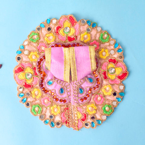 Exquisite Laddu Gopal Dress with Floral Bead & Stone Embroidery – India’s Largest Pooja Accessories Brand – www.satvikstore.in