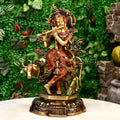 Pure Brass Krishan is known for Blessing Good Health and Wealth, The Idol Is made from Premium Quality material for long-lasting use. Handmade product from the Artisanship of India's Craftsman Using Modern Style.