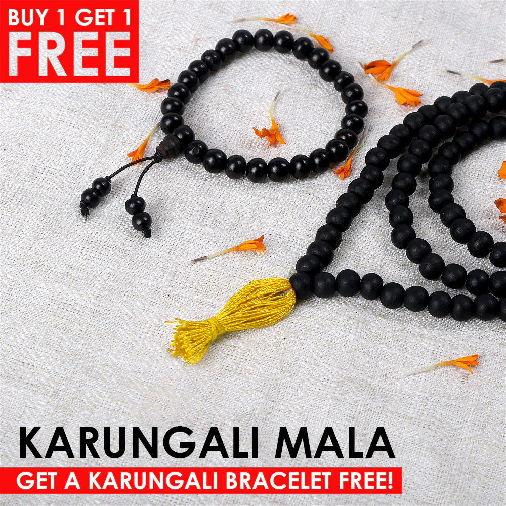 Govt. Certified 100% Original Karungali Mala – Sacred Ebony Wood 108+1 Prayer Beads for Japa, Meditation & Protection. Govt. Certified 100% Original Karungali Mala – Sacred Ebony Wood 108+1 Prayer Beads for Japa, Meditation & Protection