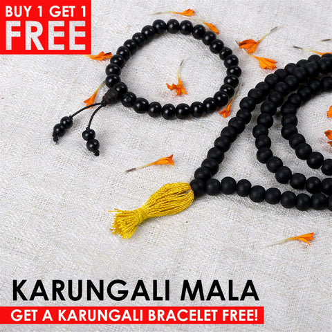 Govt. Certified 100% Original Karungali Mala – Sacred Ebony Wood 108+1 Prayer Beads for Japa, Meditation & Protection. Govt. Certified 100% Original Karungali Mala – Sacred Ebony Wood 108+1 Prayer Beads for Japa, Meditation & Protection