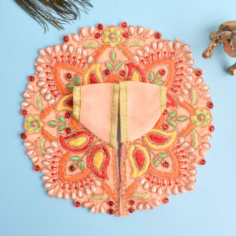 Vibrant Orange Laddu Gopal Dress with Embroidery & Stonework – India’s Largest Pooja Accessories Brand – www.satvikstore.in