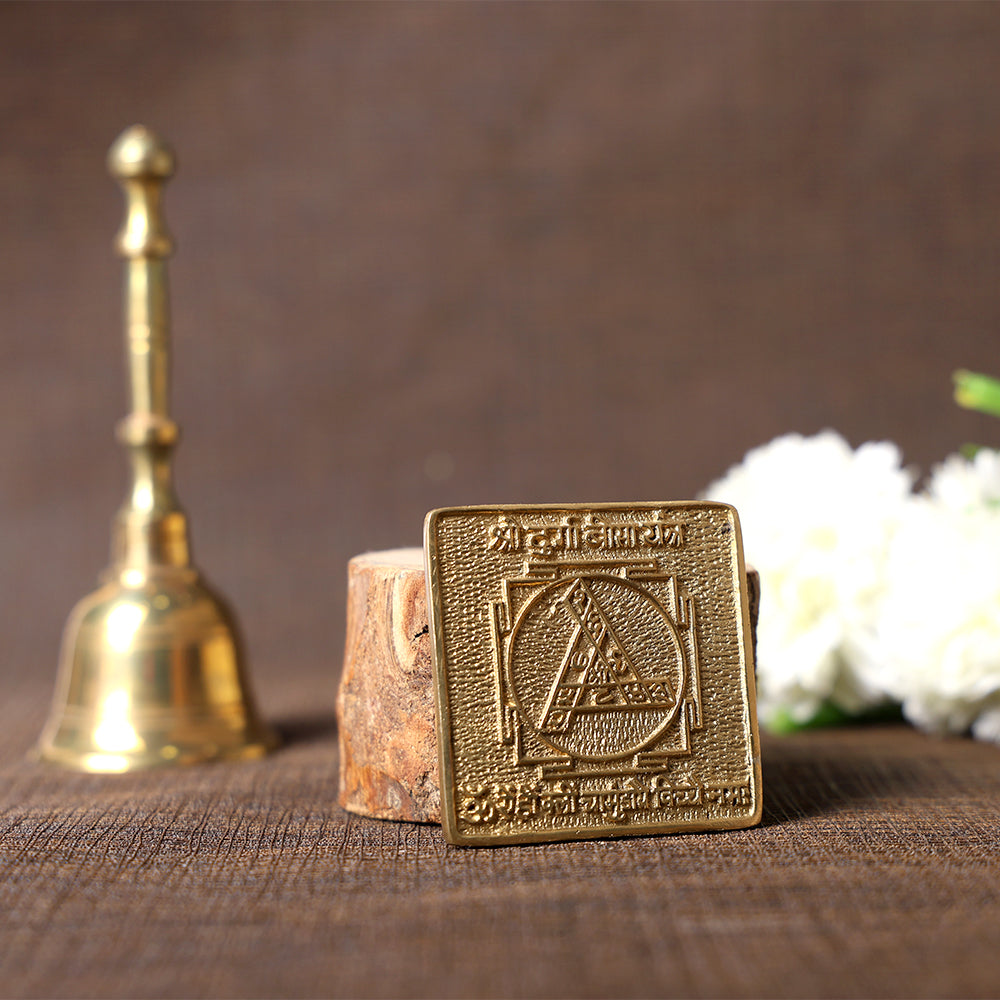 Shree Durga Bisa Yantra in Asht Dhatu – Powerful sacred yantra for protection, strength, prosperity, and removing obstacles, ideal for home puja, temple, and spiritual worship. India’s Largest Pooja Accessories Brand – www.satvikstore.in