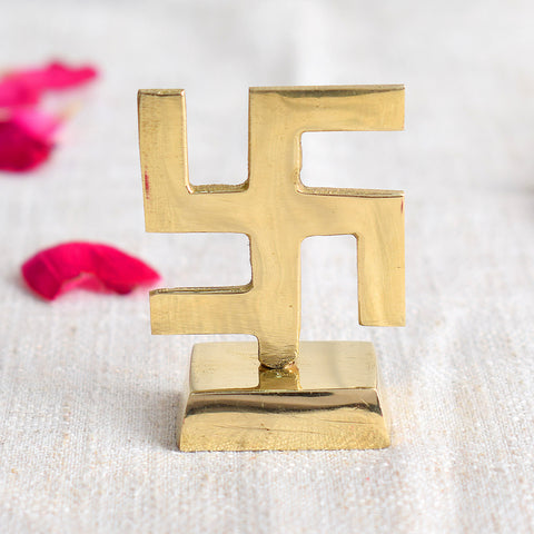 Beautiful Swastik Idol for Car Dashboard – Spiritual Protection and Positivity Symbol. India’s Largest Pooja Accessories Brand – www.satvikstore.in 